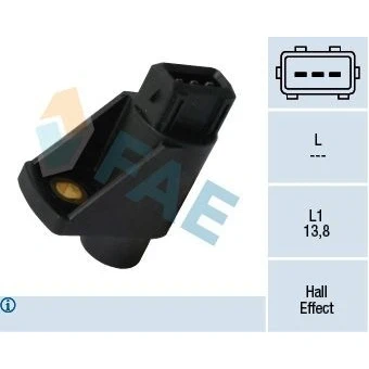 Bilde av Sensor, tenningsimpuls, opel,saab,vauxhall, 12 38 911, 45 04 296, 90357480