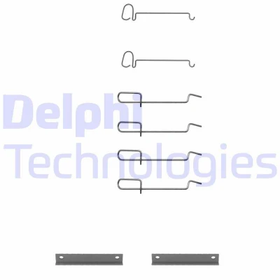 Bilde av DELPHI LX0080 Tibehørsett, skivebremse belegg PEUGEOT: 306 Hatchback