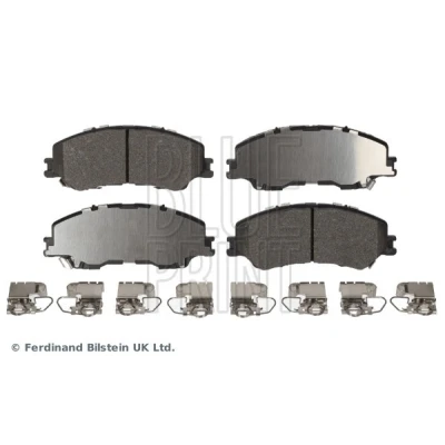 Bilde av BLUE PRINT ADBP420135 Bremseklosser framaksel med akustisk slitasjevarsel antihyle blikk ISUZU: D Max II Pick up
