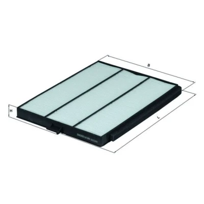Bilde av MAHLE ORIGINAL LA 265 Kupéfilter Partikkelfilter 297,0 213 25,0 HONDA: Accord 6 Limousine