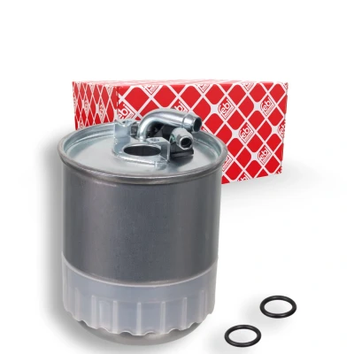 Bilde av FEBI BILSTEIN 45165 Drivstoffilter ledningsfilter med tetningsring MERCEDES BENZ: C Klasse T modell, Sprinter 3.5 Van, Sedan