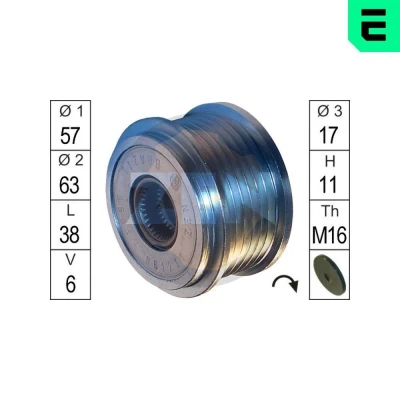Bilde av ERA ZN5561 Frihjul Dynamo PEUGEOT: 407 SW