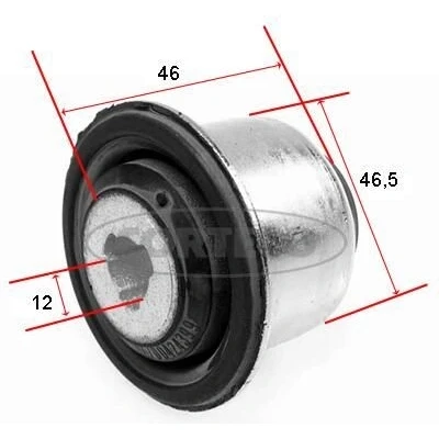 Bilde av CORTECO 21652476 Styrestang Lagring framaksel RENAULT: Kangoo I