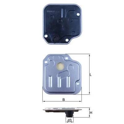 Bilde av MAHLE ORIGINAL HX 244 Automatgirfilter