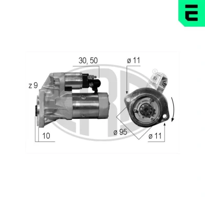 Bilde av ERA 220208A Starter 12 2,2 9 NISSAN: Cabstar E Flatvogn lastebil / Chassis
