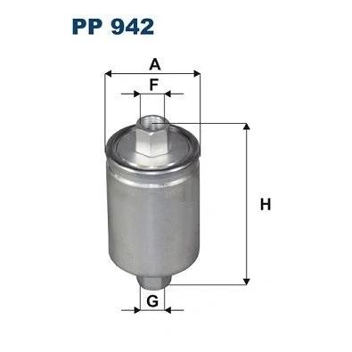 Bilde av Drivstoffilter, land rover,lotus,mg,opel,rover,toyota,vauxhall, 23300 79045, 79046, 25121150, 25121160, 4801358, 8 25121 150 0, 91