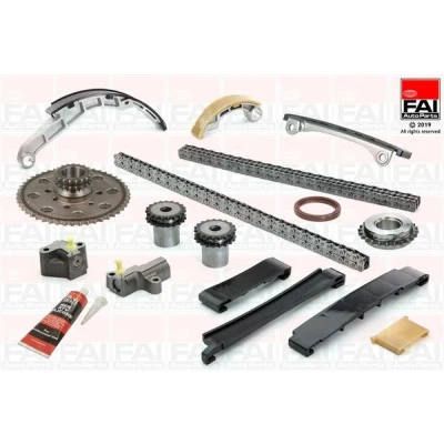 Bilde av FAI AutoParts TCK42CRD Registerkjedesett med tetning, tannhjul simplex, dupleks, Rullekjede NISSAN: NP300 Navara Pick up, Pathfinder 3