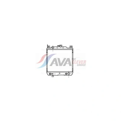Bilde av PRASCO SZ2021 Radiator Aluminium 350 328 26 Kjøleribber loddet