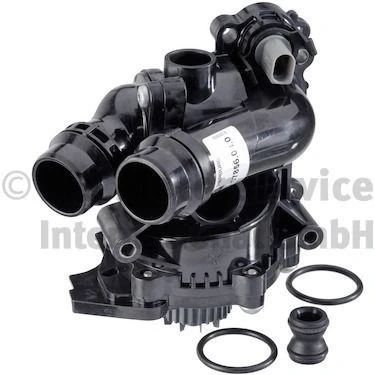Bilde av PIERBURG 7.07856.08.0 Vannpumpe med temperaturgiver, tetning termostat, kjølemiddelregulator mekanisk VOLKSWAGEN: Multivan 5 (7HM