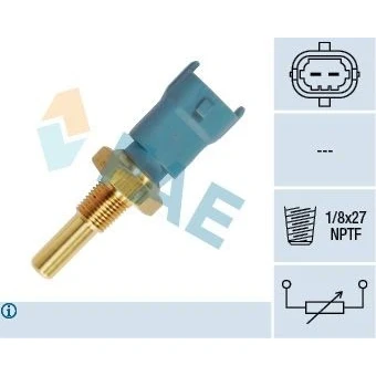 Bilde av Sensor, kjølemiddeltemperatur, opel,vauxhall, 09117449, 1338469, 414 460 02 05, A414 05
