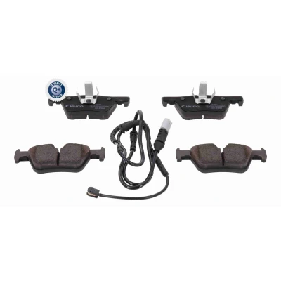 Bilde av VAICO V20 2075 Bremseklosser Q+, original equipment manufacturer quality bakaksel klargjort for slitasjeindikator, ekskl. slitasjevarselkontakt