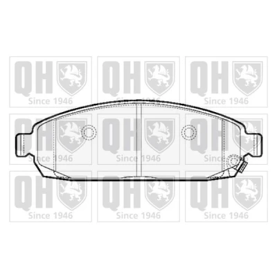 Bilde av QUINTON HAZELL BP1511 Bremseklosser JEEP: Commander, GRAND CHEROKEE 4
