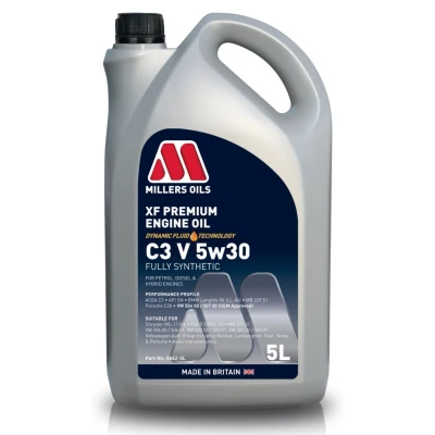 Bilde av Millers Oils Xf Premium C3 V 5W 30 5l Motorolje 5862 5 VOLKSWAGEN: Multivan (7HM, Transporter 5, Bus, BMW: Touring, X3