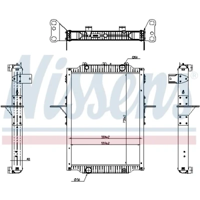 Bilde av Radiator NISSENS 637879