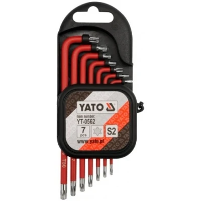 Bilde av YATO YT 0562 Vinkelskrutrekkersett T9 T30 7