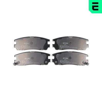 Bilde av OPTIMAL BP 09828 Bremseklosser bakaksel med akustisk slitasjevarsel ISUZU: Trooper 3 SUV, OPEL: Frontera B A Monterey