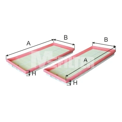 Bilde av Luftfilter MFILTER K 7084 2