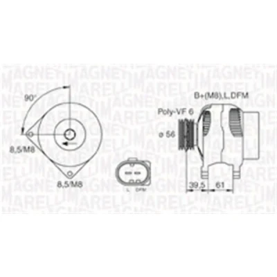 Bilde av Dynamo MAGNETI MARELLI 063731394010