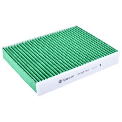 Bilde av Castrol filters CC0076C Kupéfilter Karbonfilter, med antibakteriell effekt 238mm 190mm 35mm FORD: FIESTA 5, Fusion Stasjonsvogn