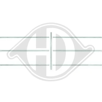 Bilde av DIEDERICHS 1612041 Pynte / vernelist, radiatorgitter