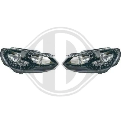 Bilde av DIEDERICHS HD Tuning 2215585 sett hovedfrontlys med motor for høydejustering hovedlys