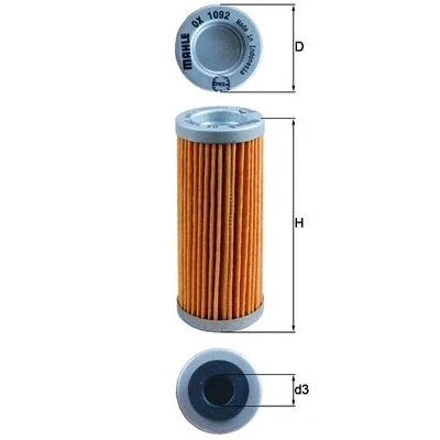 Bilde av MAHLE ORIGINAL OX 1092 Oljefilter Filterinnsats