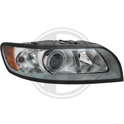 Bilde av DIEDERICHS 7614182 Frontlykter høyre H7, H7/H9, H9 VOLVO: V50, S40 II