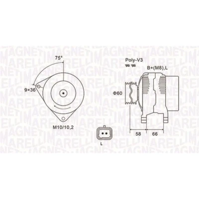 Bilde av Dynamo, renault clio ii, iii, skåp/halvkombi espace kangoo, kangoo express, thalia i, twingo 2310000Q1C