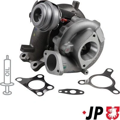 Bilde av JP GROUP 4017400100 Turbolader Eksosturbolader inkl. tetningssett NISSAN: NP300 Navara Pick up