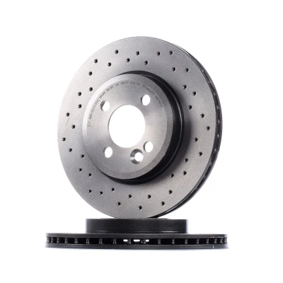 Bilde av BREMBO XTRA LINE 09.A761.1X Bremseskiver 280 22 4 perforert / ventilert belagt høy karbon MINI: Clubman, Hatchback