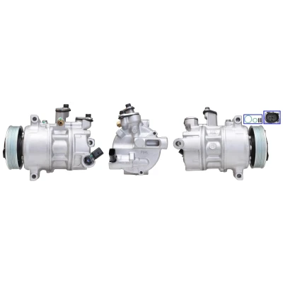 Bilde av LUCAS ACP01099 Kompressor PAG 46 YF R 1234yf med tetning VOLKSWAGEN: Golf 7, Polo V Hatchback, Transporter 6, SKODA: Octavia 3 Combi, AUDI: A3 Sedan