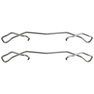 Bilde av FEBI BILSTEIN 182714 Tibehørsett, skivebremse belegg framaksel Skivebrems MERCEDES BENZ: E Klasse T modell, Sedan, SLK, VOLVO: V70 2, V50