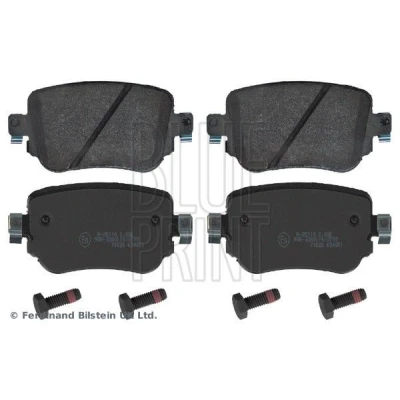 Bilde av BLUE PRINT ADV184250 Bremseklosser bakaksel med festemateriell VOLKSWAGEN: CADDY 4 Kasten, Sharan II, Kombi, SKODA: Octavia 3 Combi