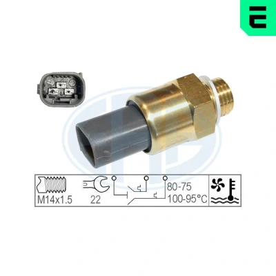 Bilde av ERA 331018 Temperaturbryter, radiator ventilator