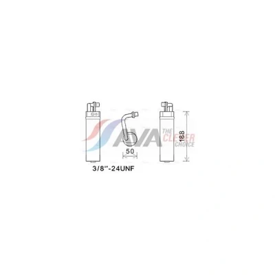 Bilde av PRASCO DND285 Tørker R134a Aluminium NISSAN: Qashqai / Qashqai+2 I