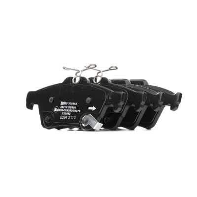 Bilde av VALEO 302552 Bremseklosser bakaksel inkl. slitasjevarselkontakt med antihyle blikk FORD: FOCUS 3, 3 Turnier