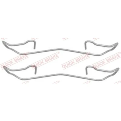 Bilde av QUICK BRAKE 109 1187 Tibehørsett, skivebremse belegg FORD: Transit Connect Mk1 Van, MONDEO 1 Kombi, Focus Stasjonsvogn, RENAULT: GRAND SCENIC 2