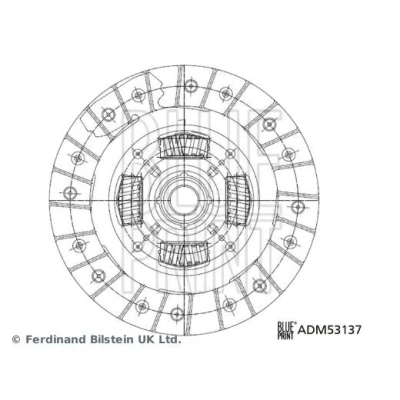 Bilde av BLUE PRINT ADM53137 Koplingsskive 215 22 MAZDA: MX 3
