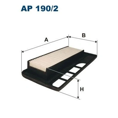Bilde av FILTRON AP 190/2 Luftfilter 50 160 306 Filterinnsats SUBARU: JUSTY 3, SUZUKI: IGNIS 2