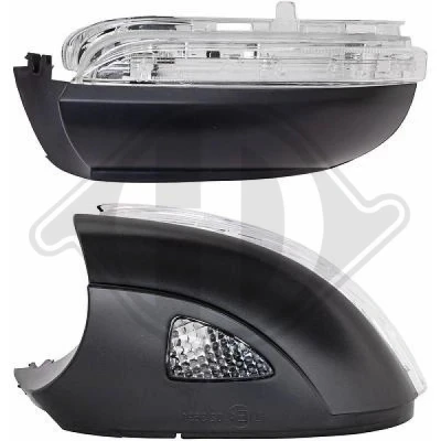 Bilde av DIEDERICHS 2215127 Tildekning, sidespeil venstre for blinklys VOLKSWAGEN: GOLF 6