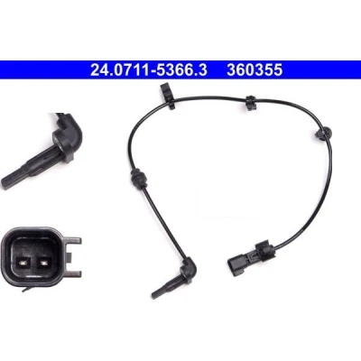 Bilde av Sensor, hjulturtall, Bakaksel, chevrolet,opel,vauxhall, 12 47 003, 166, 13324530, 13346945, 13470643