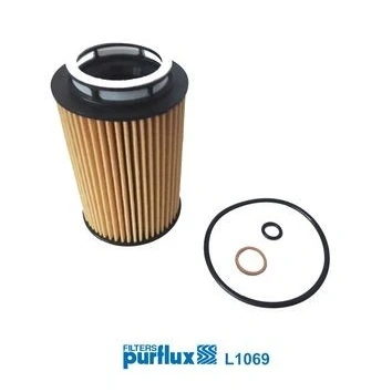Bilde av PURFLUX L1069 Oljefilter Filterinnsats BMW: 5 Touring, X5, Sedan