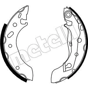 Bilde av Bremsesko sett, Bakaksel, ford,mazda, 1005960, 1005970, 1059500, 1104128, 1473068, 1E00 26 38Z, 1E012638Z, 95AB2200AA, 96FB2200AA, 96FB2