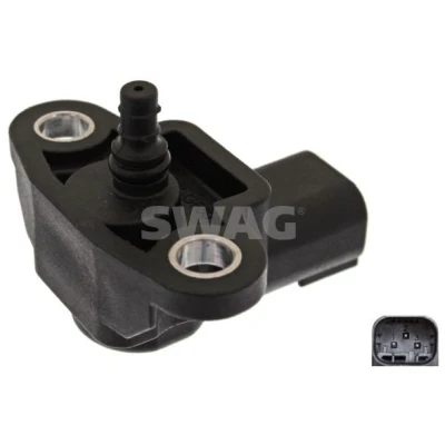 Bilde av SWAG 10 94 4466 Sensor, ladetrykk MERCEDES BENZ: E Klasse Sedan, T modell, CLS Coupé