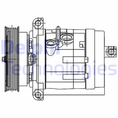 Bilde av AC kompressor DELPHI TSP0155984