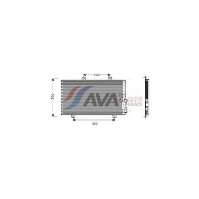 Bilde av PRASCO AL5063 Kondensator 15 Aluminium 557 FIAT: Coupe