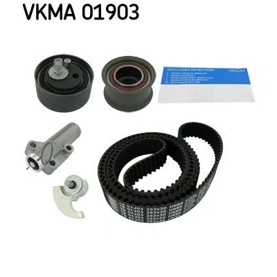 Bilde av SKF VKMA 01903 Registerreimsett 253 med spenningsdemper, strammerull trapesformet tannprofil AUDI: A4 B5 Avant, B6 B6/B7 Cabrio