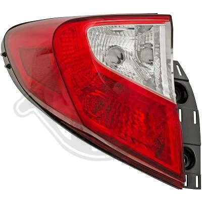 Bilde av DIEDERICHS 6642093 Baklykter venstre WY21W, LED TOYOTA: C HR