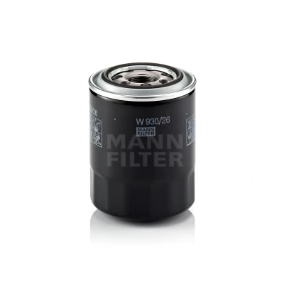 Bilde av MANN FILTER W 930/26 Oljefilter M 26 X 1.5 med en retursperreventil Påskruingsfilter HYUNDAI: Terracan, H 1 Cargo, / Starex MPV, KIA: SORENTO