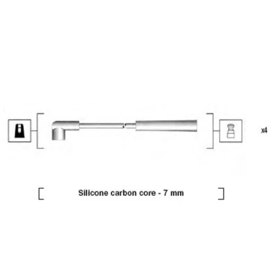 Bilde av MAGNETI MARELLI 941295050877 Pluggledninger HYUNDAI: ACCENT 1